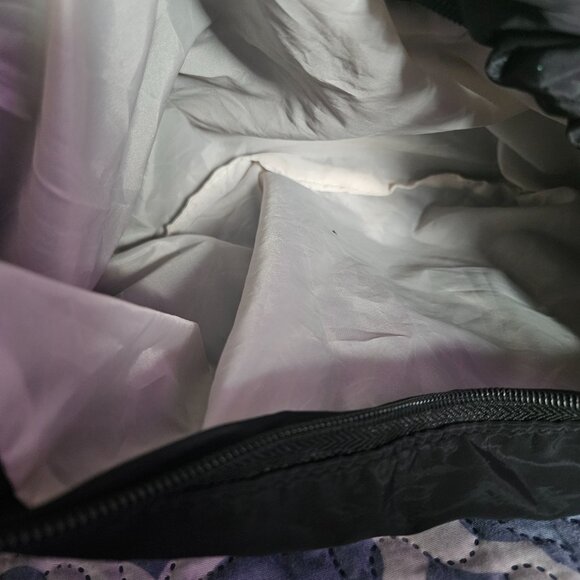 Ruched Sling Nylon Shoulder Bag - Picture 3 of 3